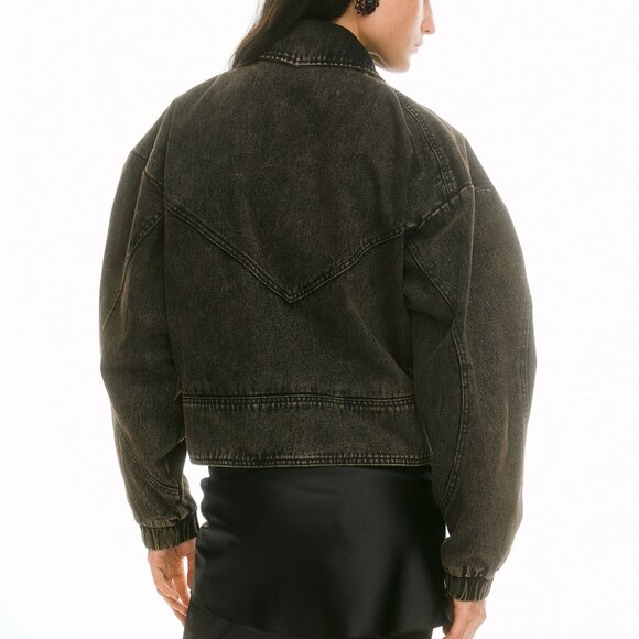 Lorena Saravia H&M Voluminous Twill Jacket Dark Brown - PRICE FIRM - Picture 2 of 4